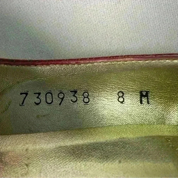 Casa Blanca heels in a beautiful print. SZ 8 M - Picture 9 of 9